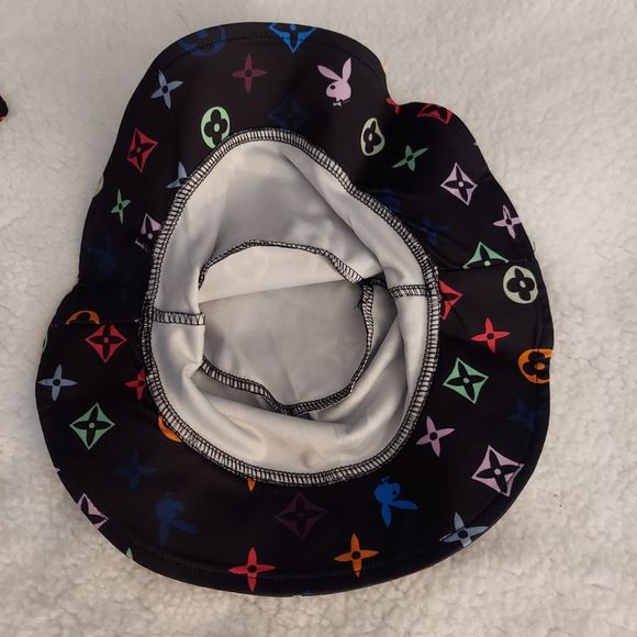 Bunnies and Symbols Strapless Dress with Hat and Mask- NEW - Picture 6 of 8